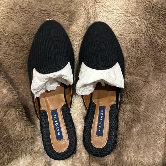 Margaux Black Loafers Elegant Slip-Ons - Picture 2 of 4